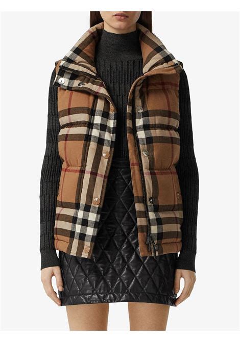 gilet burberry femme